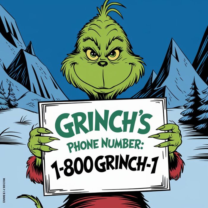 The Grinch's phone number